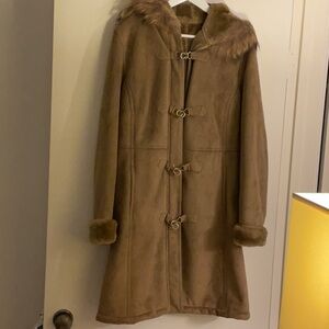 “Suede like “coat